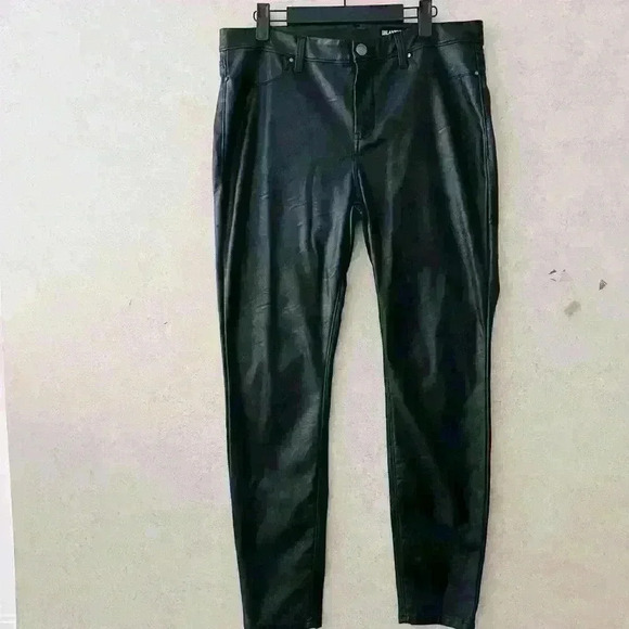 BLANKNYC 31 Womens Faux Leather Bold Mob Wife Body Con Dancing Flirty Retro Pant - Picture 1 of 11